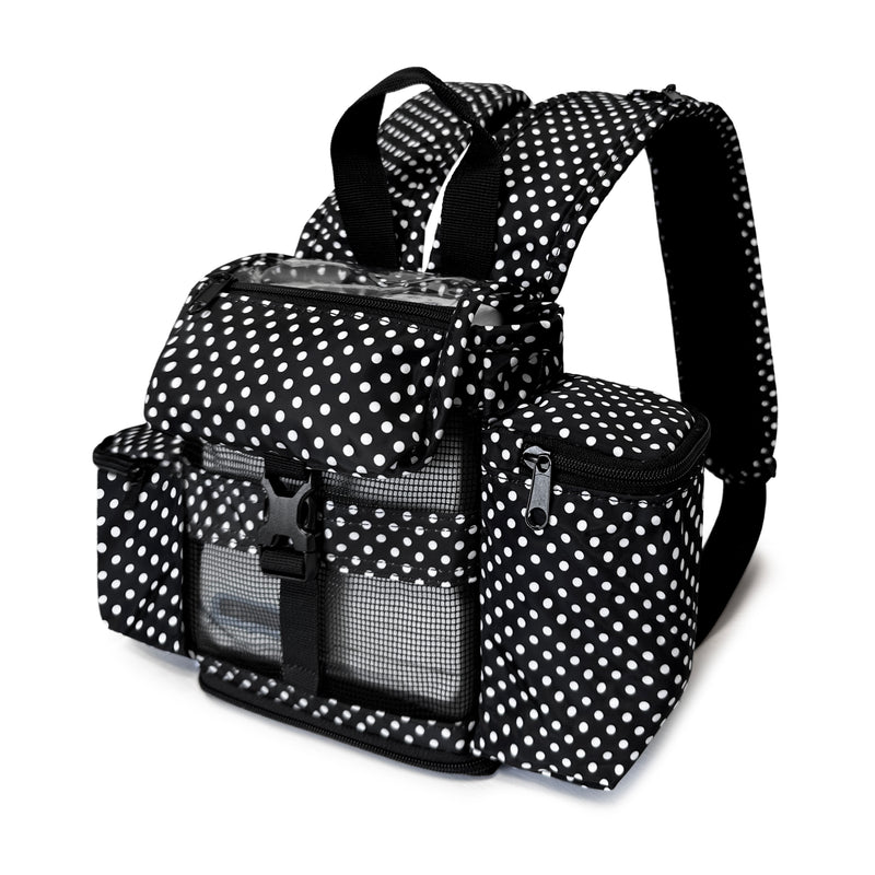 Inogen One G4 Lightweight Backpack in Black And White - O2TOTES