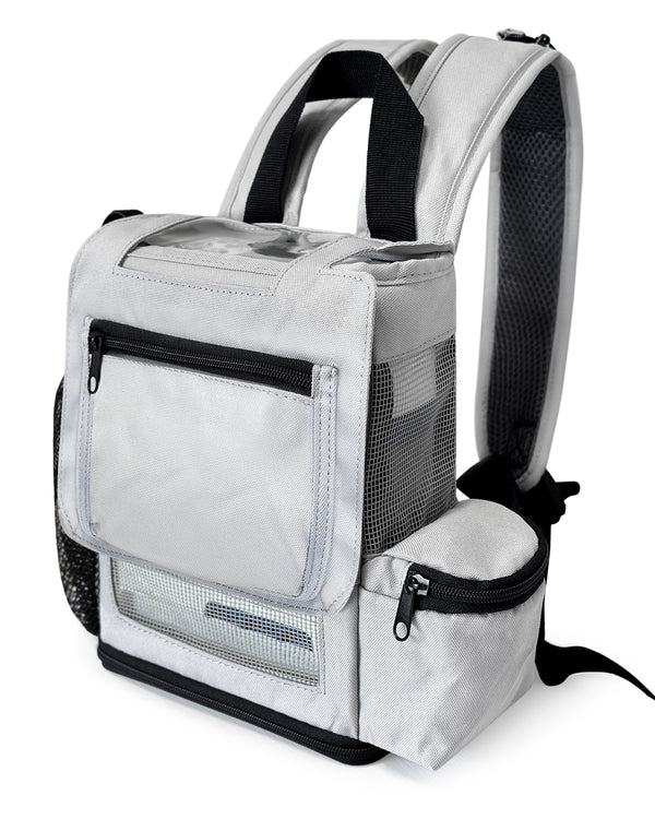 OxyGo Next Lightweight Backpack w/Pockets - Light Grey - O2TOTES