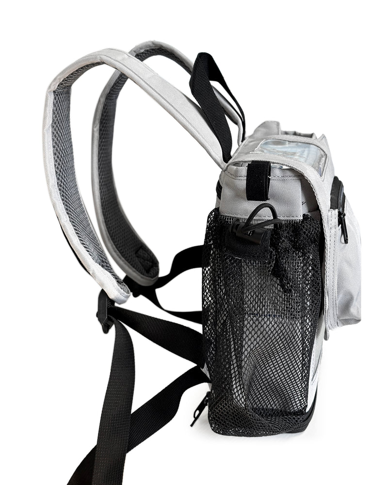 OxyGo Next Lightweight Backpack w/Pockets - Light Grey - O2TOTES